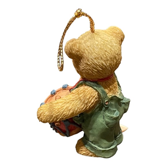 Cherished Teddies Vintage 1994 Resin Christmas Ornament 912891 Drummer Boy 3A - Picture 6 of 8